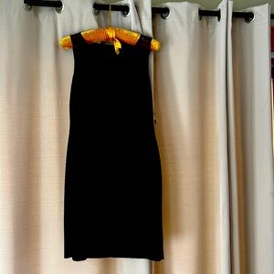 Perfect party or formal dress. Size 10 Black. NWT. 37” long Poly, nylon, spandex